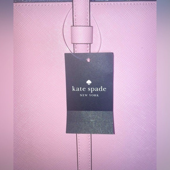 Kate Spade "Kenzie" Pink Horizon Saffiano Leather Medium Tote NWT - Picture 5 of 16
